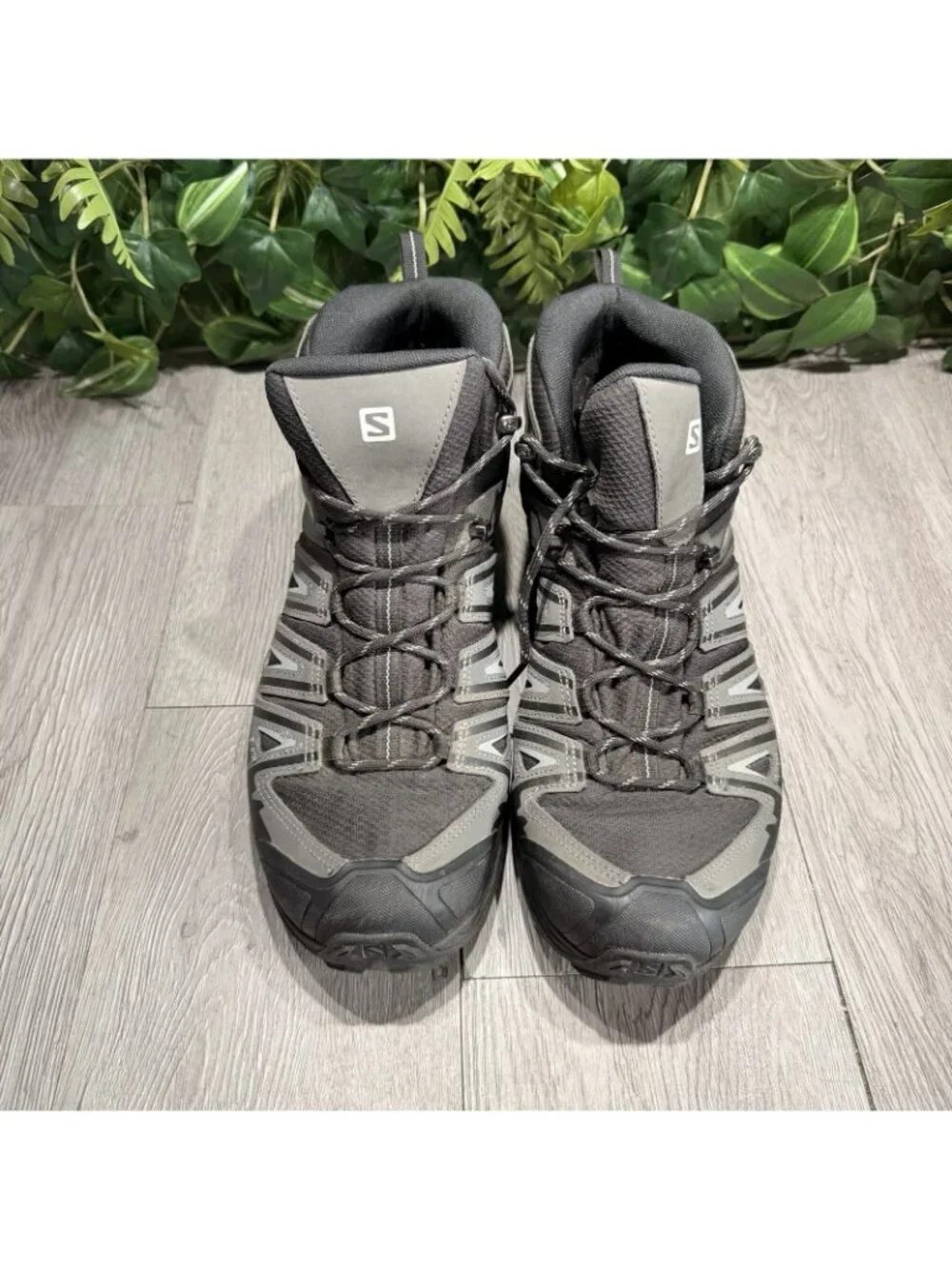 Salomon X Ultra Mid GTX Shoes Mens Size 13 Black Trail Hiking Boots 398674